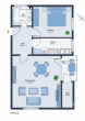 2 Zimmer-Eigentumswohnung in St.Andreasberg, wohnlich, behaglich und gepflegt. Der Harz hat's ! :-) - Grundriss Wohnung